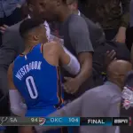 San Antonio, un altro ko: Westbrook trascina Oklahoma (104-94)