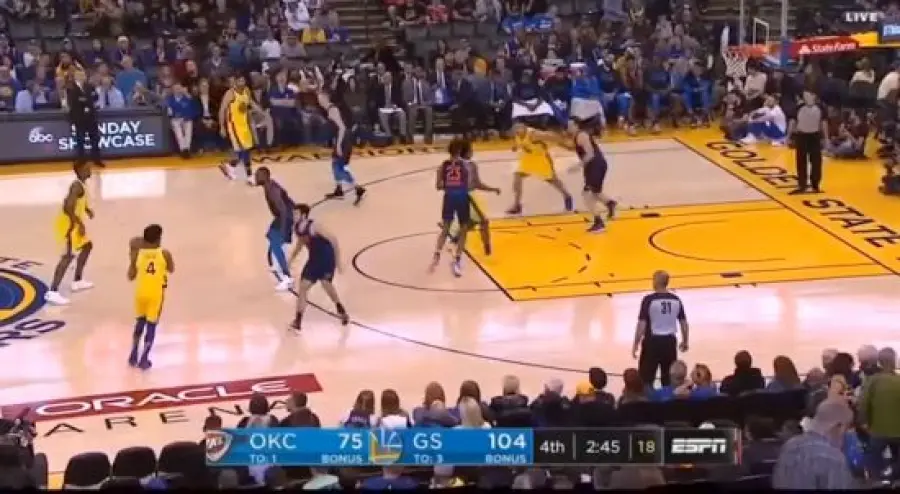 Golden State distrugge Oklahoma (112-80). Boston ok, 7° di fila per i Sixers