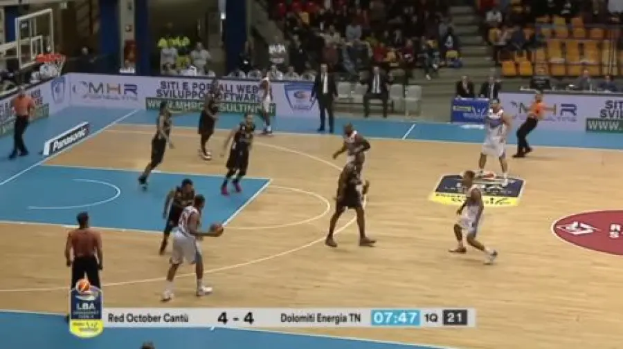 Serie A, l'anticipo: tra Trento e Cantù una sfida in chiave playoff