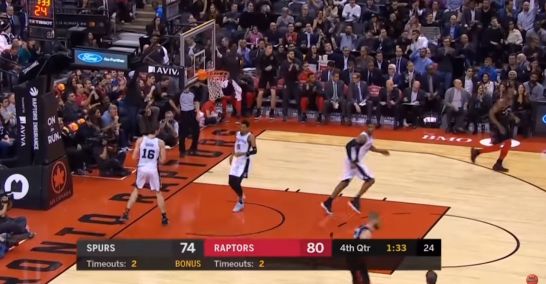 San Antonio altalenante, Toronto la punisce (86-83). Washington espugna Detroit