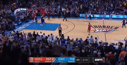 Oklahoma mette la "quinta", Houston si arrende (112-107). Lakers ko