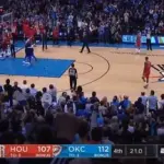 Oklahoma mette la "quinta", Houston si arrende (112-107). Lakers ko