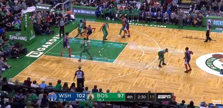 Boston, il Natale è amaro: al TD Garden trionfano i Wizards (103-111)