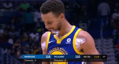 Golden State, che rimonta a New Orleans! Ma Curry esce con le stampelle