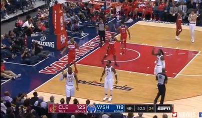 LeBron leggendario: 57 punti! Cleveland batte Washington (122-130) e scaccia la crisi
