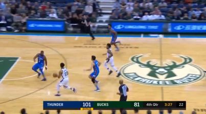Dopo lo 'spavento' riecco OKC: ai Bucks (91-110) non basta Antetokounmpo
