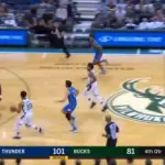 Dopo lo 'spavento' riecco OKC: ai Bucks (91-110) non basta Antetokounmpo