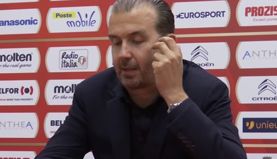 Simone Pianigiani raggiante dopo il largo successo di Milano: 'Abbiamo entusiasmo, grazie ai tifosi'